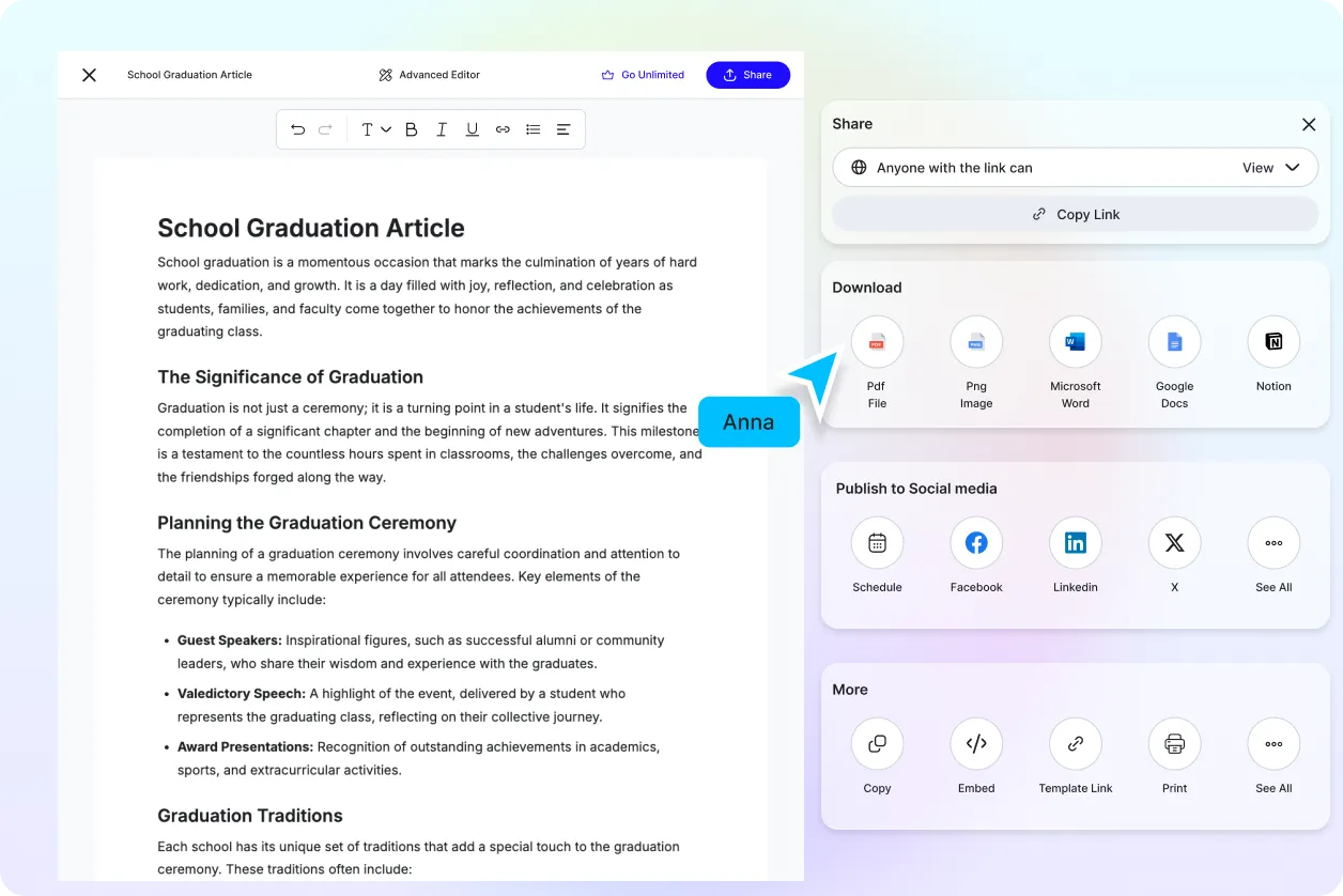Free AI School Article Generator, Free School Article Maker Online